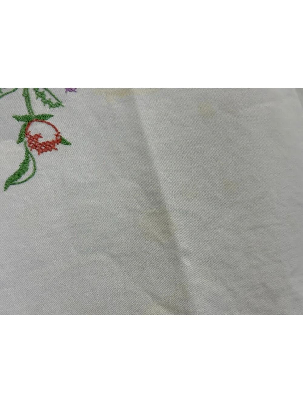 Vintage Hibiscus Roses Flower Floral Card Table Tablecloth Topper Border